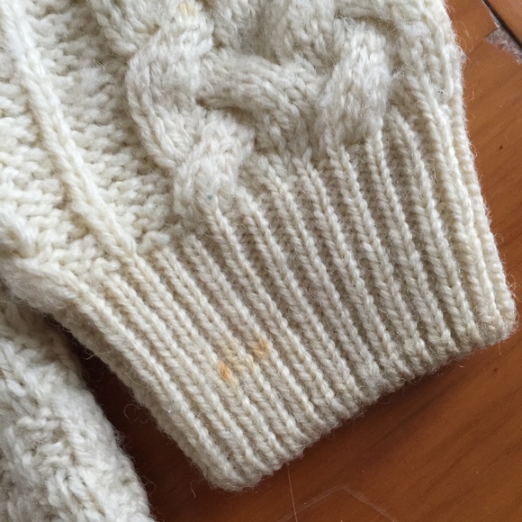 CARRAIG DONN Irish knit zip neck sweater/MM